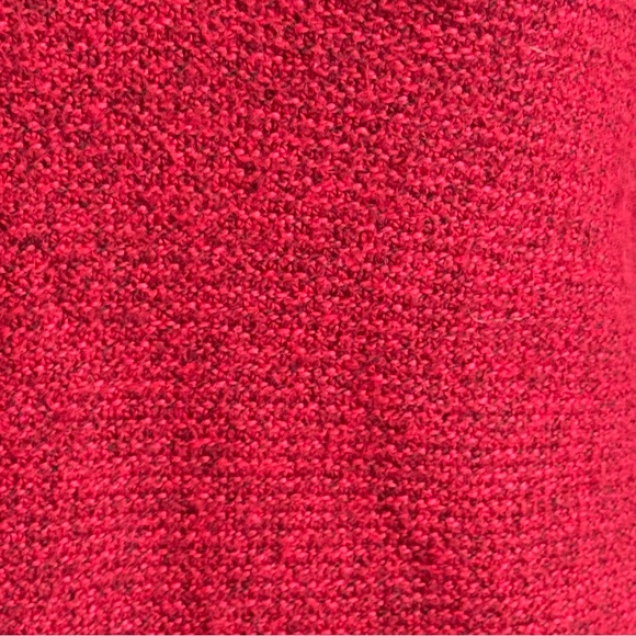 J. Jill V-Neck Long Sleeve Marled Red Sweater Alpaca - XS  Oversized - Picture 4 of 7